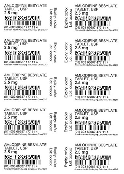 2.5 mg Amlodipine Besylate Tablet Blister (2.5 mg Amlodipine Besylate Tablet Blister.jpg)